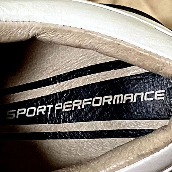 Nike Golf Shoes Sport Performance 307414 White Bicycle Toe 9 Men Removable Spike - Picture 2 of 14